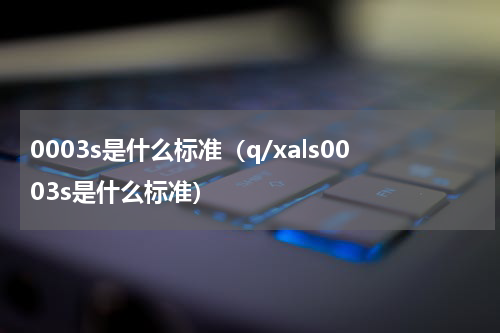 0003s是什么标准（q/xals0003s是什么标准）